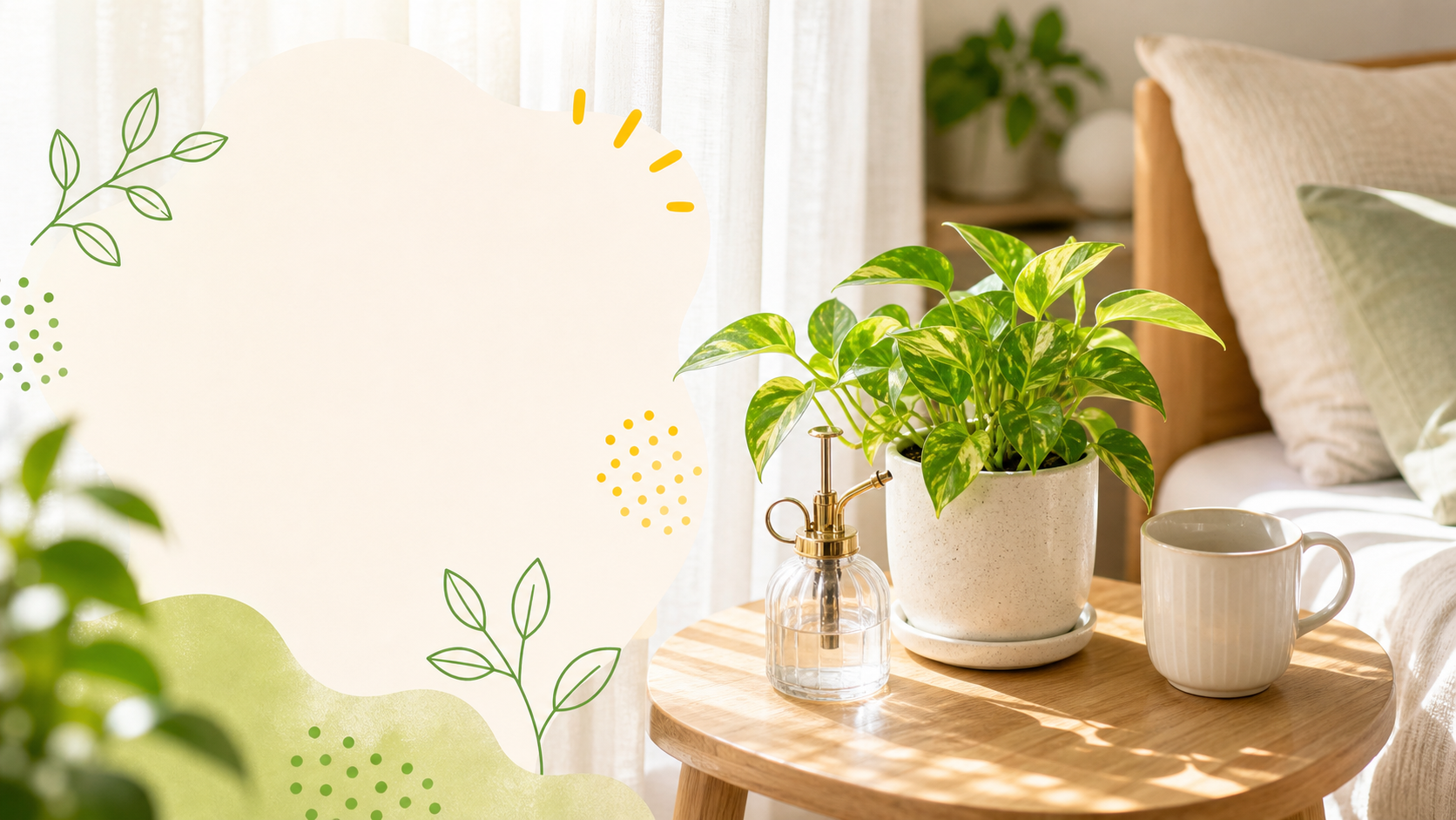 寝室に置く観葉植物おすすめ｜暗めの部屋で育てやすい種類と注意点