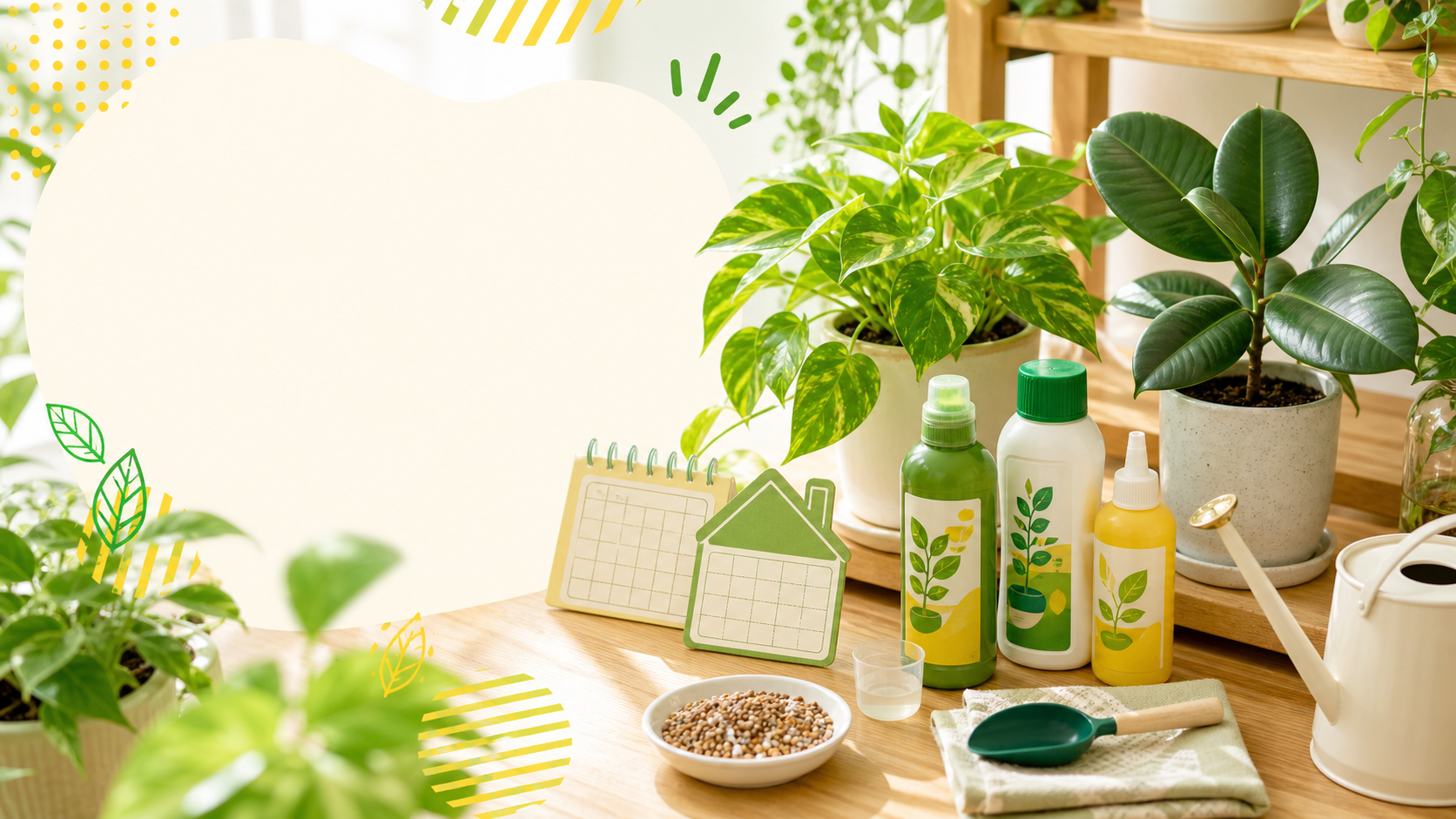 観葉植物の肥料の使い方|種類・頻度・あげすぎを防ぐコツ