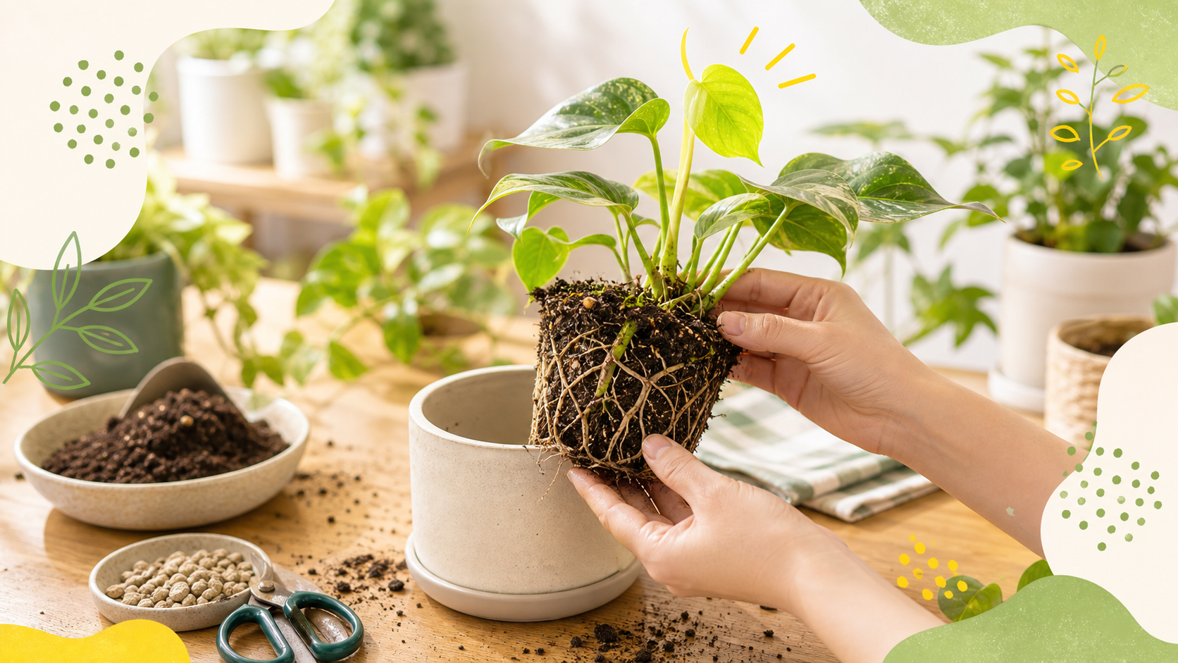 観葉植物の葉がふにゃふにゃになる原因|過湿・寒さ・根腐れの見分け方