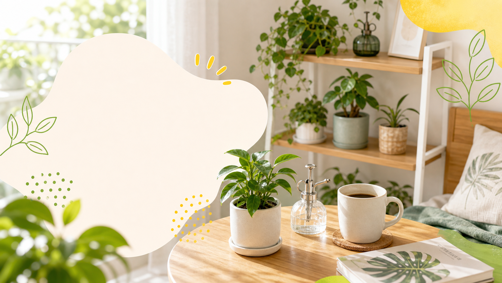 一人暮らしにおすすめの観葉植物｜狭い部屋でも育てやすい種類と置き方