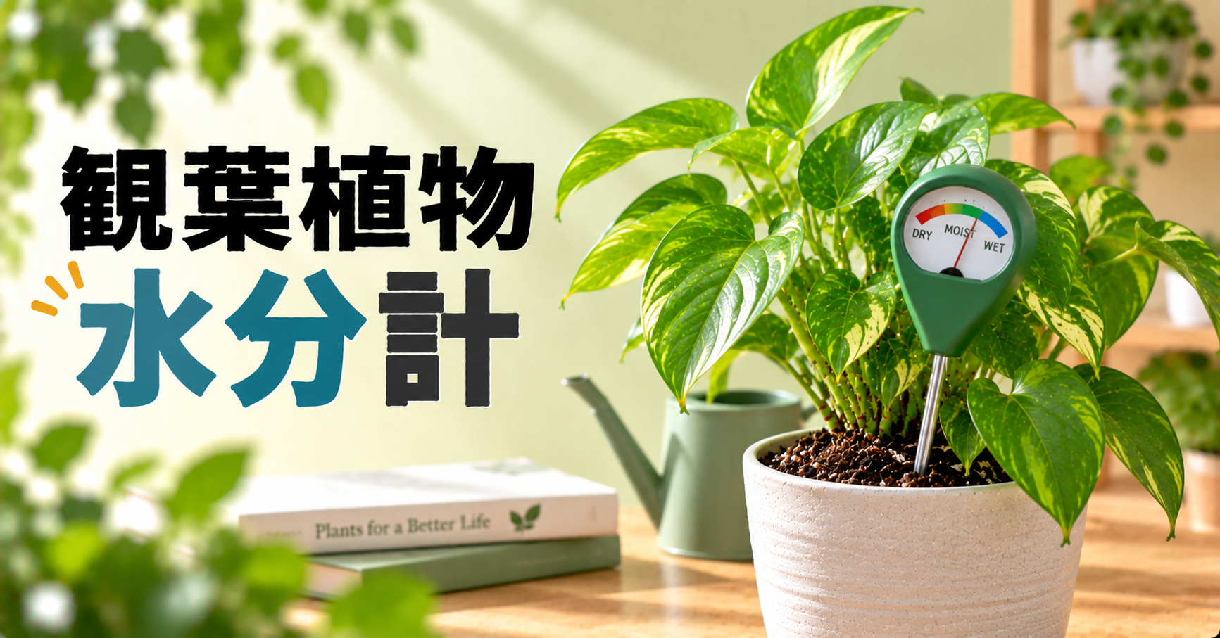 観葉植物の水分計は必要？選び方・正しい使い方と水やりの判断方法を徹底解説