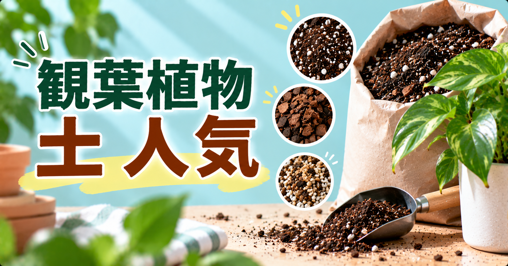 観葉植物に人気の土はどれ？初心者向けの選び方とおすすめタイプを徹底解説