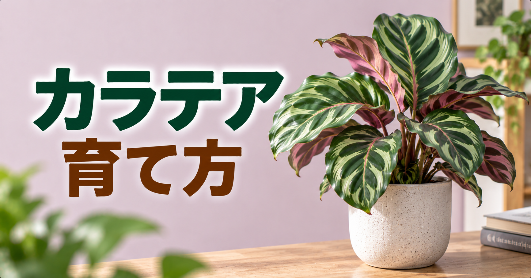 カラテアの育て方完全ガイド｜水やり・湿度・置き場所と葉が枯れる原因を解説