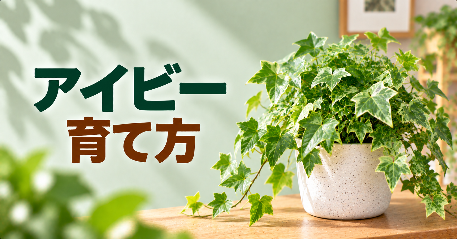 アイビーの育て方｜水やり・置き場所・剪定・増やし方を徹底解説