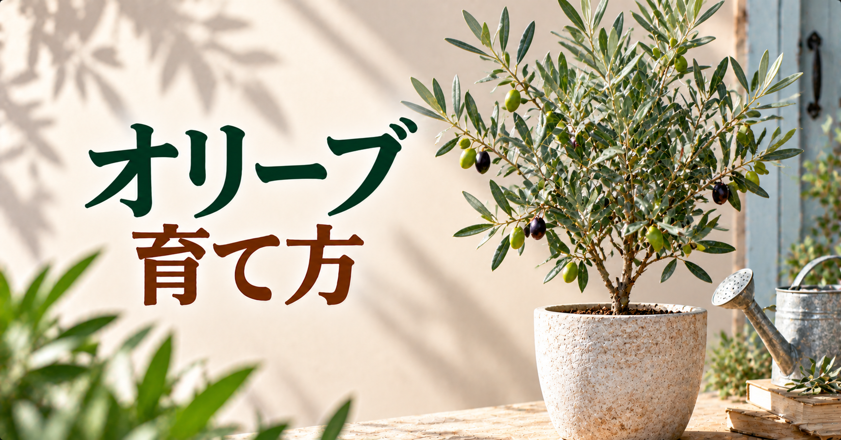 オリーブの育て方完全ガイド｜鉢植え・地植えの水やり、剪定、植え替えと実を付けるコツ