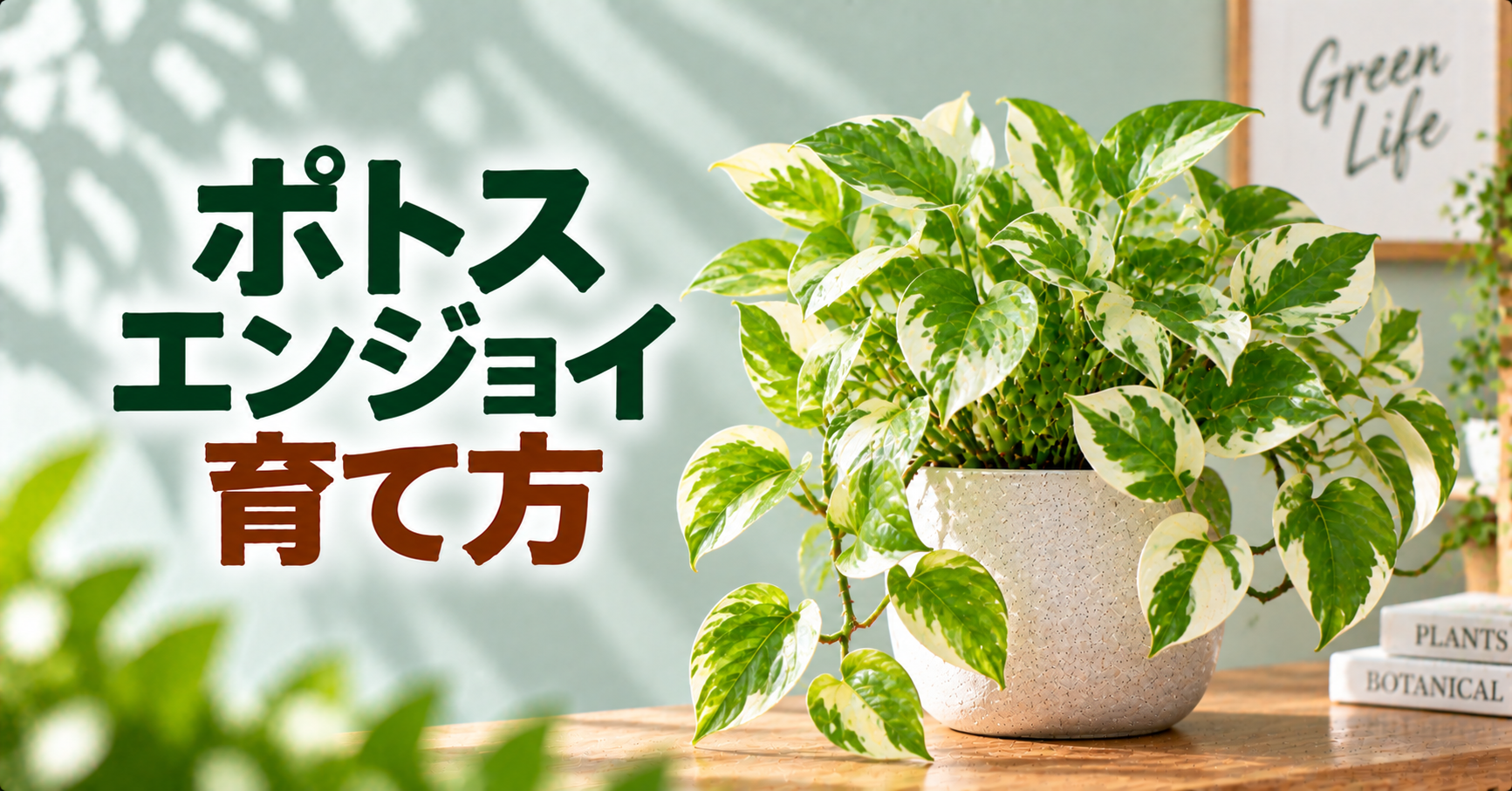 ポトス・エンジョイの育て方｜水やり・置き場所・植え替えを詳しく解説