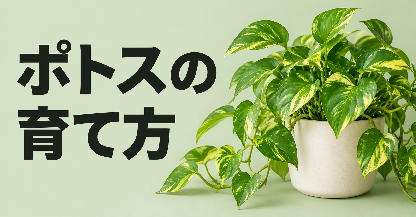 ポトスの育て方｜水やり・置き場所から剪定・増やし方・枯れる原因まで徹底解説